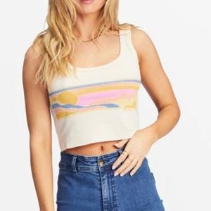 Billabong Cropped Sunset Tank Top
